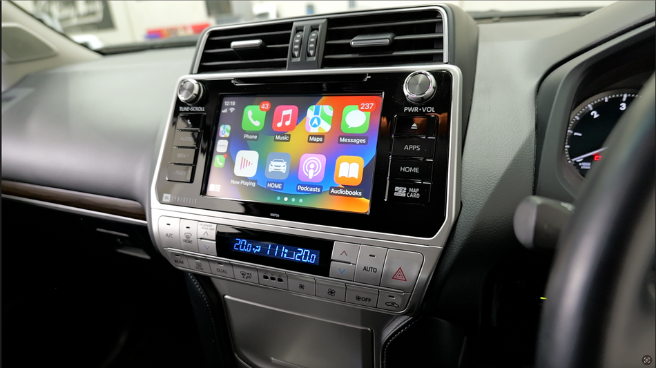 Apple CarPlay / Android Auto Interface to suit Toyota Prado 150 Series.