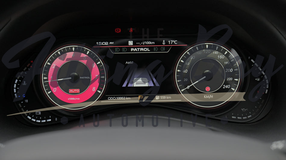 TFB Digital Dash to suit Y62 Patrol.