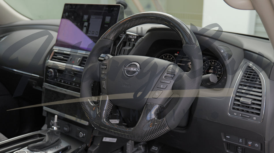TFB Custom Steering Wheel to Suit Y62 Patrol.