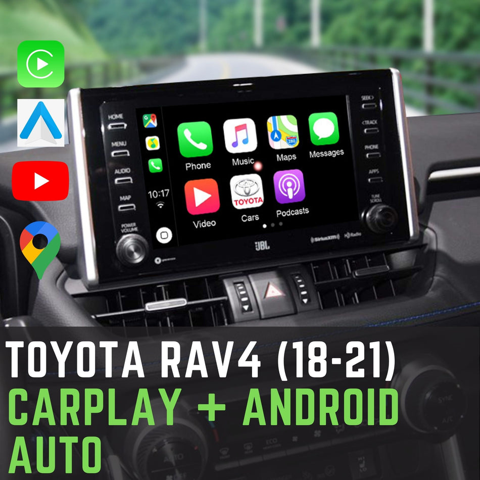 Suitable for Toyota RAV4 (18-21) Apple CarPlay + Android Auto.