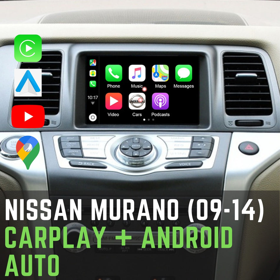 Apple CarPlay / Android Auto Interface to Suit Nissan Murano (09-14)