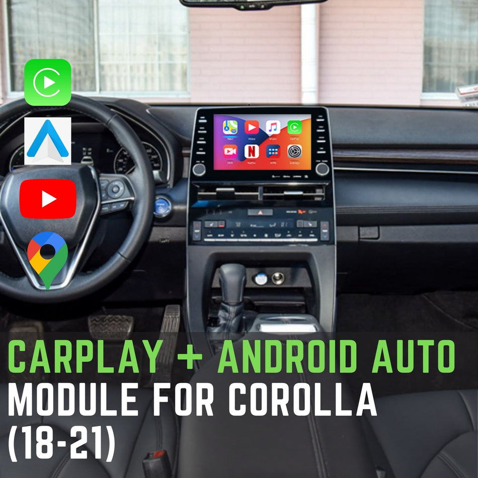 Suitable for Toyota Corolla (18-21) Apple CarPlay + Android Auto.