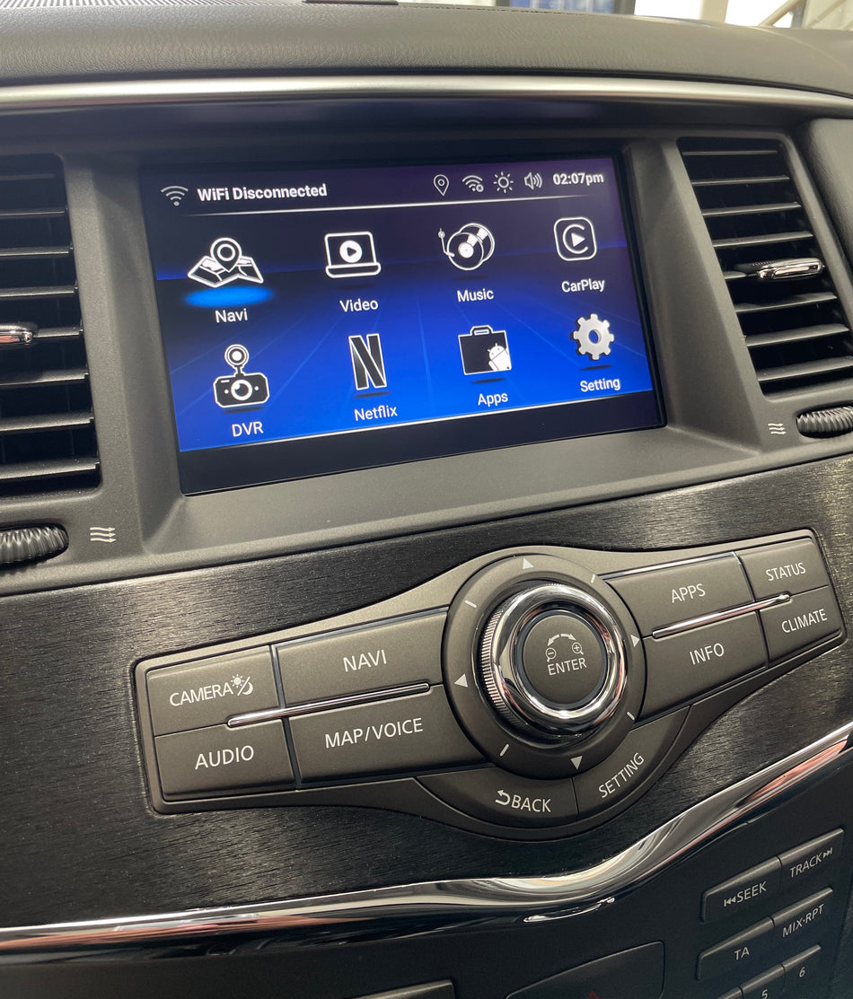 Advanced Interface to Suit Nissan Y62 Patrol/Armada.