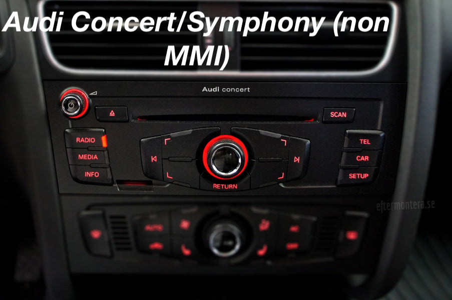 Apple CarPlay / Android Auto Interface to Suit Audi A4/A5/Q5 Without MMI (10-16)