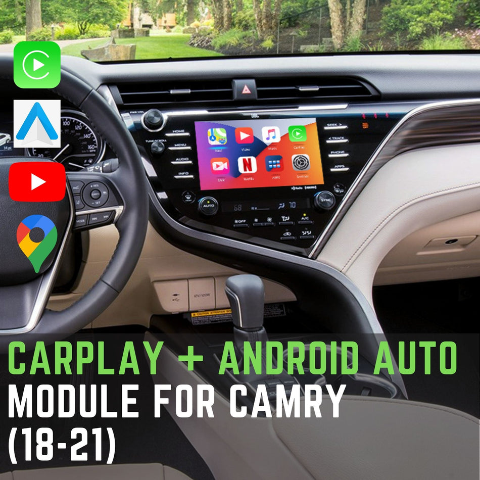 Suitable For Toyota Camry (18-21) Apple CarPlay + Android Auto.