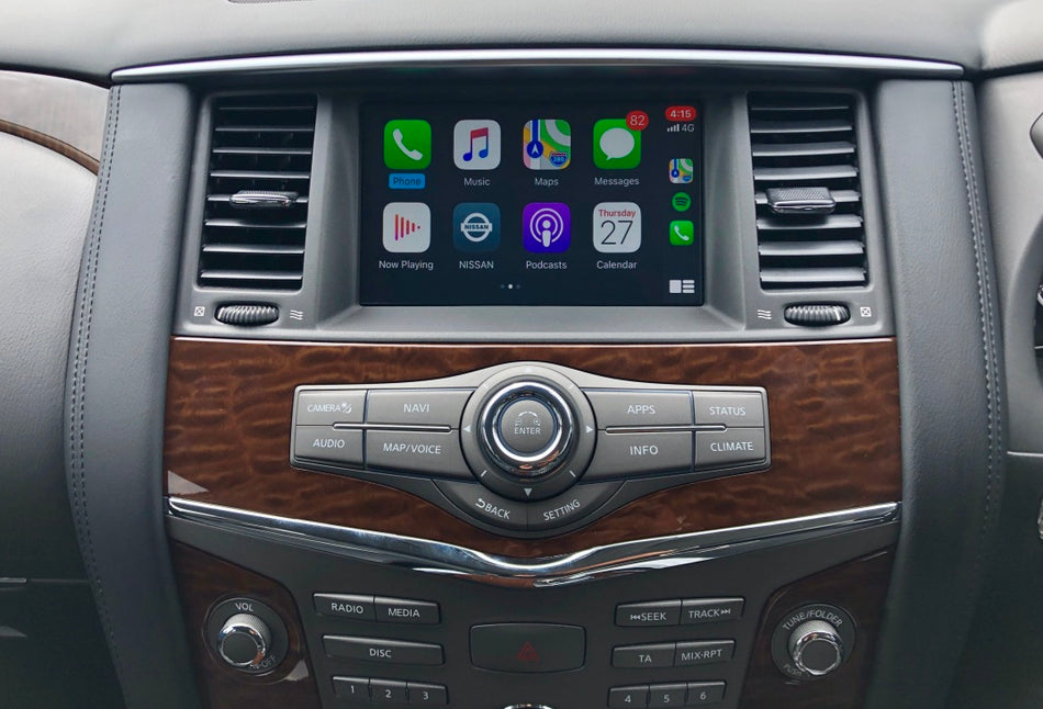 CarPlay & Android Auto Interface to Suit Nissan Y62 Patrol/Armada